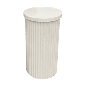 White Ripple Plinth With Top